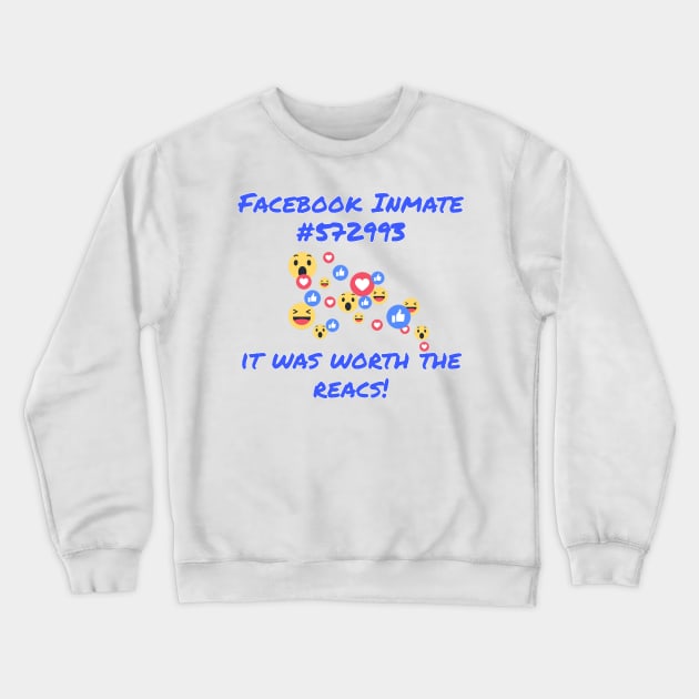 Facebook jail Crewneck Sweatshirt by Raeder20